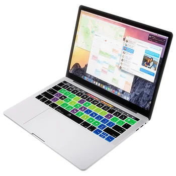HKH Final Cut Pro X Genveje Genvejstaster Silikone Keyboard Cover Skin til Macbook 13