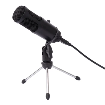 Professionel USB Kondensator Mikrofon, Computer Optagelse Mikrofon med Volume Justering Mikrofon til PC Bærbare Computer