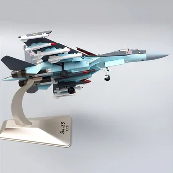 1/72 Fly fly model af Su-35 jagerfly, legeret metal trykstøbt Su35 Sukhoi Su-35 modeller-legetøj for indsamling gave vis boligindretning