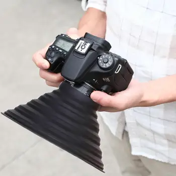 Anti-glas Ultimative Kamera Modlysblænde Anti-reflekterende Silikone Fotos Hætte
