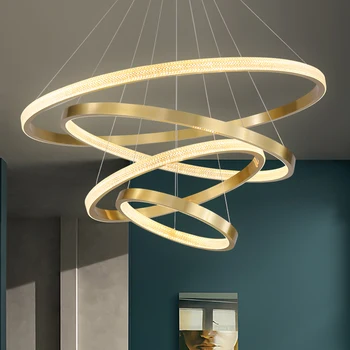 Nordisk LED Loft Guld Moderne Minimalistisk Lampe Soveværelse Loft Lys Personlig Stue Lys Armatur Loft Lampe