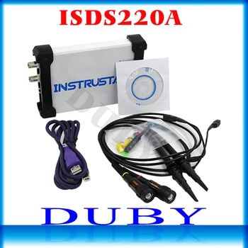 2 nye Kanaler ISDS220A 2 I 1 PC USB-Virtuelle Digitale Oscilloscop+spektrumanalysatorer 60MHz 200MSa/s