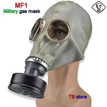 MF1 Militær gasmaske Militære kvalitet naturgummi åndedrætsværn maske Kemiske forebyggelse af Nuklear til forebyggelse af forurening med gasmaske