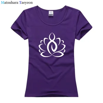 Lotus Buddhistisk Meditation, Afslapning Print Kvinder Tshirt Bomuld Casual t-Shirt Dame-Pige Top Hipster Tee Tumblr Drop Skib T53
