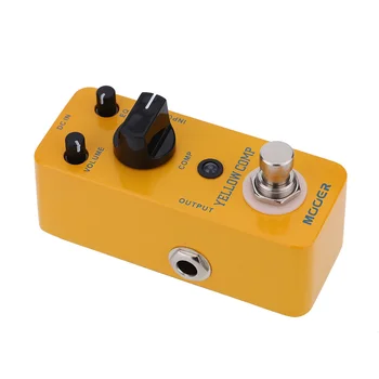 Mooer Gul Comp Micro Mini Optical Kompressor Effekt-Pedal til El-Guitar True Bypass