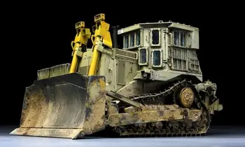 Meng SS-002 1/35 Isreali D9R Doobi Pansrede bulldozer Vise Collectible Toy Plast Samling Model Kit