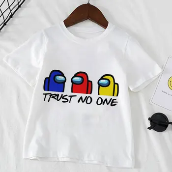 Blandt Os Funny Cartoon Kids T-Shirt Til Drenge, Piger Harajuku Blandt Som Baby Kids Tøj Sommeren Børn Streetshirt Toppe