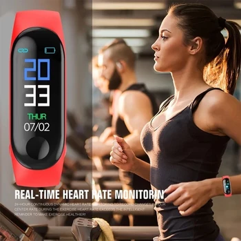 Smart Ur 2020 Kvinder Mænd Unisex pulsmåler Fitness Tracker Smartwatch Til iPhone, Samsung Android, iOS Whatapp VK