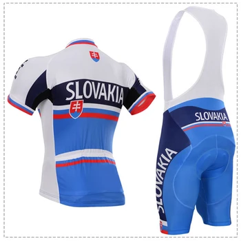 Team 2021 SLOVAKIET PRO Maillot 12D cykel kort og top sæt Ropa Ciclismo SOMMEREN Mænd ' s quick-dry cykling Maillot bære Bukser