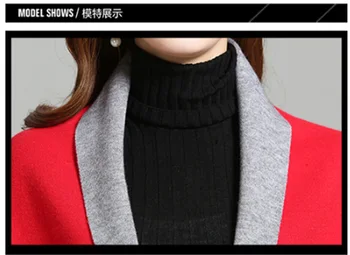 Mænds Sweater Sjal Forår og Efterår Nye Stil Mode Lady Plaid i Uld Sjal Pladser Dual-use Tykkere Oversized Tørklæde Jakke