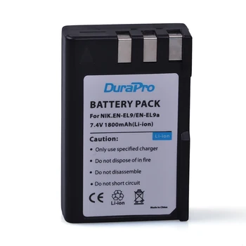2pc 1800mAh EN-EL9 DA EL9 Batteri Oplader Med Type C og USB-Port Erstatning For Nikon D40 D40X D60 D3000 Kamera D5000