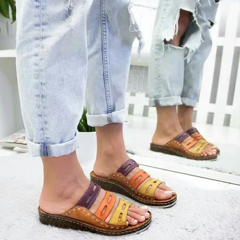 Gladiator Kvinde Sandaler til Kvinder Sko Komfort Kiler, Platform Kvindelige Mode Fodtøj Shoes De Mujer