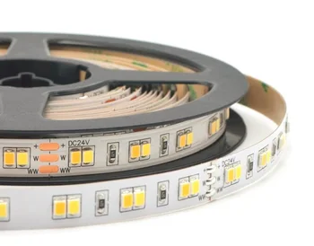 2110 CCT LED Strip DC24V Justerbar CCT LED strip 308Led/m CRI>95 høje lumen LED fleksibel strip 5m/masse på lager