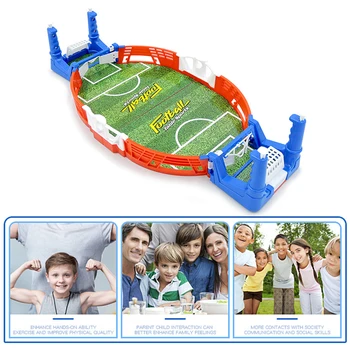 Mini Fodbold-Bord Match Spil Kit Bordplade Fodbold Legetøj Til Børn Pædagogisk Idræt Udendørs Bærbare Tabel Spil At Spille Bold Legetøj