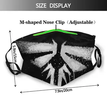 Se For Lyset Voksen Munden Ansigtsmaske Den Sidste Af Os Firefly Anti Haze Maske Med Filtre Til Beskyttelse Dækning Af Respirator