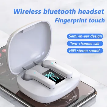 TWS In-ear Bluetooth Headset HiFi Musik Stereo Øretelefoner, Sports-Gaming Støj-Annullere Hovedtelefoner Med Mikrofon Til Alle Nye Telefoner