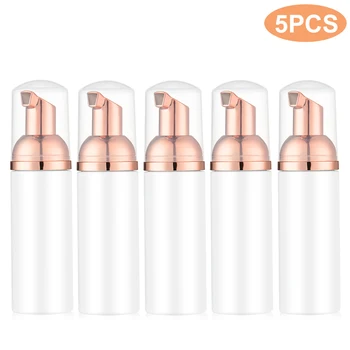 5PCS 60ML Hvid Skummende Pumpe Flaske Plast Genopfyldning af Tomme Kosmetiske Flaske sæbedispenser til Flydende Rengøringsmiddel Container