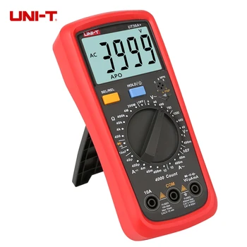 ENHED ENHED Digital Multimeter Manuel Vifte UT39A+ UT39C+ AC DC Voltmeter Ohmmeter Kapacitans Frekvens NCV Temperatur Tester