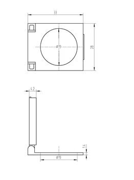 19mm Montering Pladsen Hvide Gennemsigtige Plast-Switch Dækning Vandtæt Panel Tryk på Knappen for at Skifte Cap(Herunder Ikke Skifte)