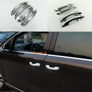 Bil Styling Dækker Beskyttelse Stick Frame Trim ABS Krom dørhåndtag Armlæn For Volkswagen VW Sharan 2016 2017 2018 2019