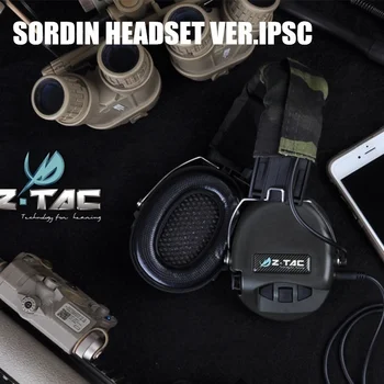 Z-Taktiske Airsoft Sordin Headset til IPSC støjreduktion for Optagelse Hovedtelefon Jagt Beskyttende Øretelefon til Militære Radio
