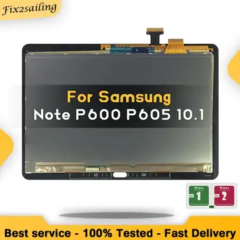 Testet Montage Panel Reparation af Samsung GALAXY Note 10.1 (-Udgave) P600 WiFi LCD-Skærm Touch screen Digitizer