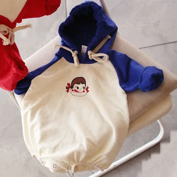 Bodysuit Nye Efteråret koreanske Baby Søde Pige ' s fælles Landbrugspolitik Gennemgang Passer til Overalls og Børns Tøj Baby Body Baby Tøj