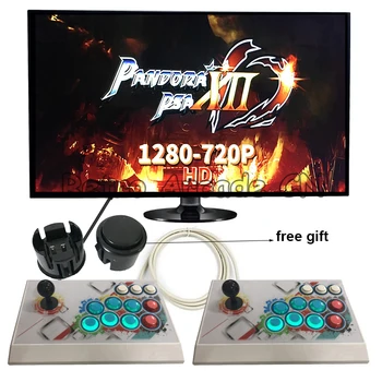 Pandora Max 12 Arcade Konsol 3188 i 1 2 4 Multi Player Joystick-Controller, HD Video Spil 53*3d Nul Forsinkelse Diy Retro Maskine
