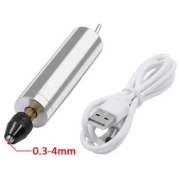 USB DC-Mini Wireless Grinder Paddle Switch Roterende Værktøjer Bærbare Elektriske Udskæring Pen til Slibning Polering af Træ, Metal, Glas