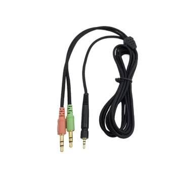 Udskiftning af Kabel til Sennheiser - G4ME ET SPIL NUL 373D GSP-350 / GSP-500 / GSP 600 Hovedtelefoner(PC Version 2 Meter)