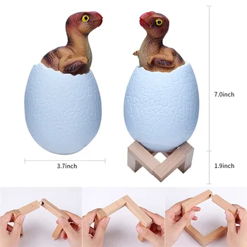 Dropship 3D Printet Dinosaur Æg Nat Lamper Oviraptor Remote Touch Sensor sengelampe Til Børn Børn Baby Gaver