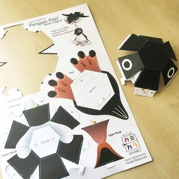 DIY-Scrapbog Papir Udsmykning Papir Haruki Nakamura Papir Legetøj, Dyr Origami-Kirigami Folde Opdage Sød legetøj