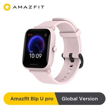 Oprindelige Globale Amazfit Bip U Pro Smartwatch 1.43 tommer 50 Se Ansigter, Farve Tv med Smart GPS-Ur Til Android iOS Telefon