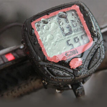 Cykel Speedometer Computer Digitalt LCD-Display Vandtæt Speedometer Riding Speedometer Riding Tilbehør