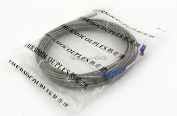 FTARR01 K E type 10m metal screening kabel-5mm 6mm diameter, hul ring hovedet termoelement temperatur-sensor