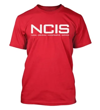 NCIS Logo T-shirt Naval Criminal Investigative Service-Tv-Show Fan t-Shirts Herre Cool T-Shirt