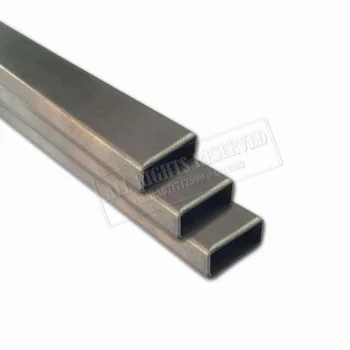 Firkantet stålrør 3mm rustfri firkantet rør af metal rør rektangulære
