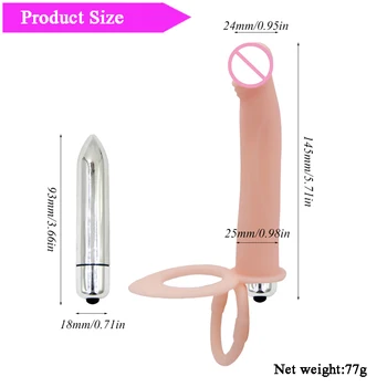 Anal Perler Butt Plug Vibrator Dobbelt Anal Strapon Dildo G Spot Anal Vibrator Klitoris Stimulator Massageapparat Sex Produkter
