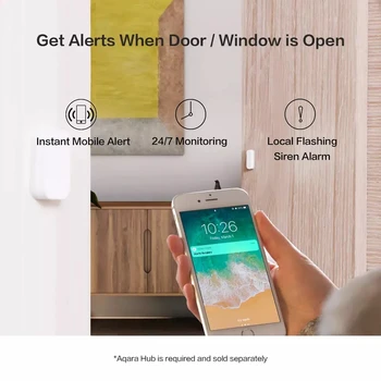 Xiaomi Aqara Dør Sensor Zigbee Trådløs Forbindelse Smart Mini Dør Vindue Sensor Arbejde Med Gateway Hub For Homekit Mi Hjem App