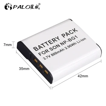 Palo Batteri til Sony NP-BG1 NP BG1 Batteri Til SONY Cyber-shot DSC-H3 DSC-H7 DSC-H9 DSC-H10 DSC-H20 DSC-H50 DSC-H55 DSC-H70
