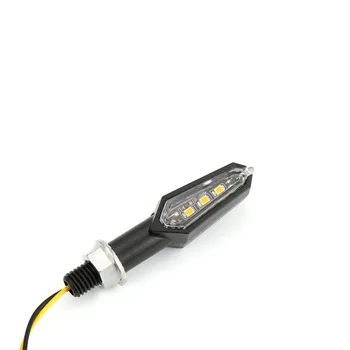 2stk Motorcykel Dobbelt Side LED-blinklys-Indikatoren Gul Motorcykel Tur Signal Lys For Honda, Yamaha, Kawasaki