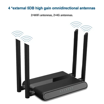 300mbps WIFI router 4g LTE router SIM-kort slot router 4g wifi repeater router 4g sim-kort VPN-router, udendørs høj hastighed WIFI