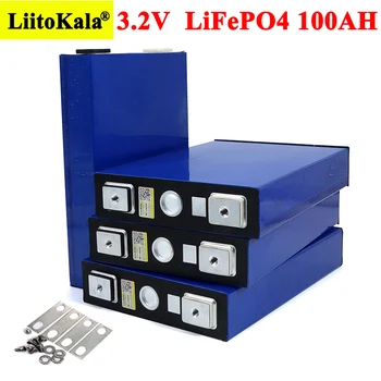 Liitokala 3.2 V 100Ah Batteri Lithium LiFePO4 phospha Stor kapacitet DIY 12V 24V 48V elbil RV Solar Energy storage system