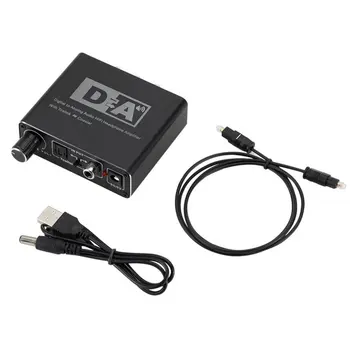 192kHz Digital-til-Analog-digital Audio Toslink Optisk Fiber Coax-Signal-til-RCA-R/L Audio Dekoder SPDIF ATV DAC Forstærker