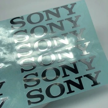 Nye mode, DIY dekoration SONY Sony kamera, lyd Mobiltelefon, computer mærkat metal label 4x0.7cm 10stk Gratis fragt