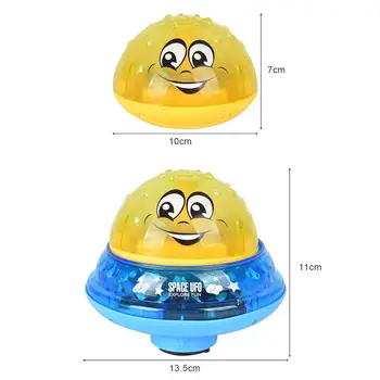 ABS Sprinkler Badekar Toy Kreative med LED-Lys Automatisk Induktion Sommer Baby Badekar Boble Legetøj Induktion Vand Spray Bold
