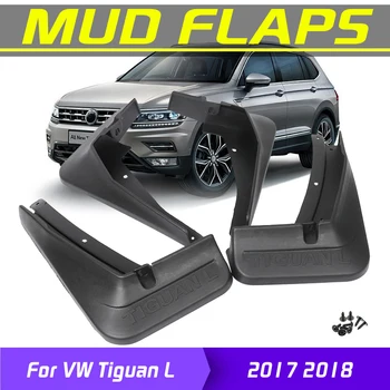 4stk Bil Stænklapper Forreste Bagerste Mudder, Klapper, Skærme Splash Vagter Fender Flares For VW Tiguan L 2017 2018 Bil Styling Tilbehør