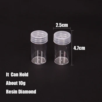 Nye Diamant-Maleri Tilbehør bæretaske Container Opbevaring Max 60 Flasker diamant maleri Værktøjer Krystal Perle Opbevaring jar