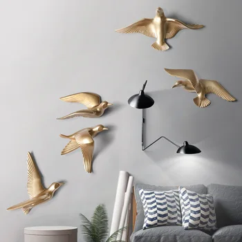 Kreative Asfull 3D Harpiks fugl boligindretning, indretning og wall stickers dekoration Møbler fredsdue for Europæiske mascot