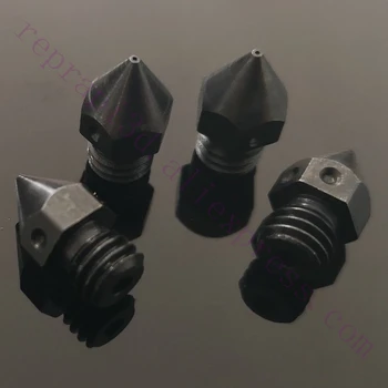 4x Skarpe MK8 Hærdet værktøjsstål Dyser 0,4 mm M6 til 1,75 mm MK Creality CR-10 CR10 Ender3 pro, ANET A8 3D-Printer